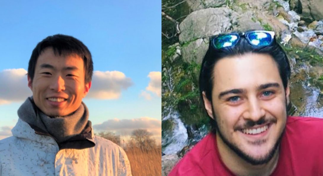 Our lab has two new students, Guangying Ma and Mattia Castelnuovo!