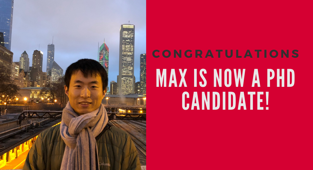 Congratulations Max!
