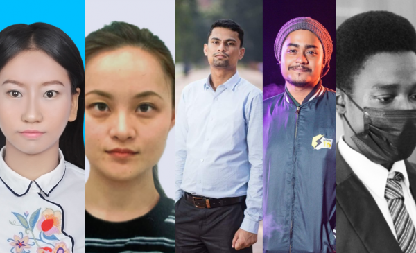 Our lab welcomes five new students; Xinyu Cao, Jie Ding, Shaiban Ahmed, Alfa Rossi and Theophilus Ocansey o