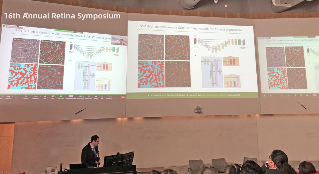Mansour gave a presentation for the UIC's 16th Annual Retina Symposium
